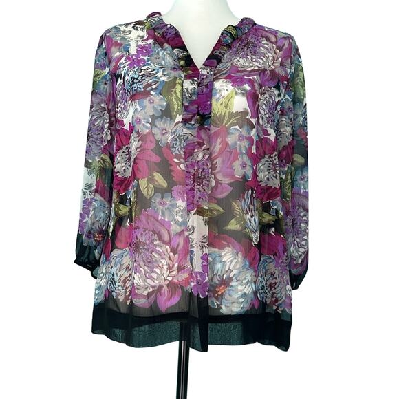 Charter Club Petite 3/4 Sleeve top 10 Petite - Picture 1 of 2